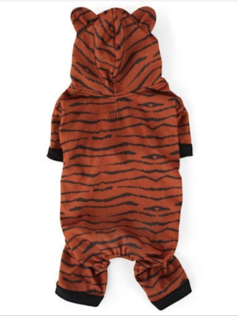 YOULY Dog The Party Animal Tiger-Print Hooded Dog Pajamas-S